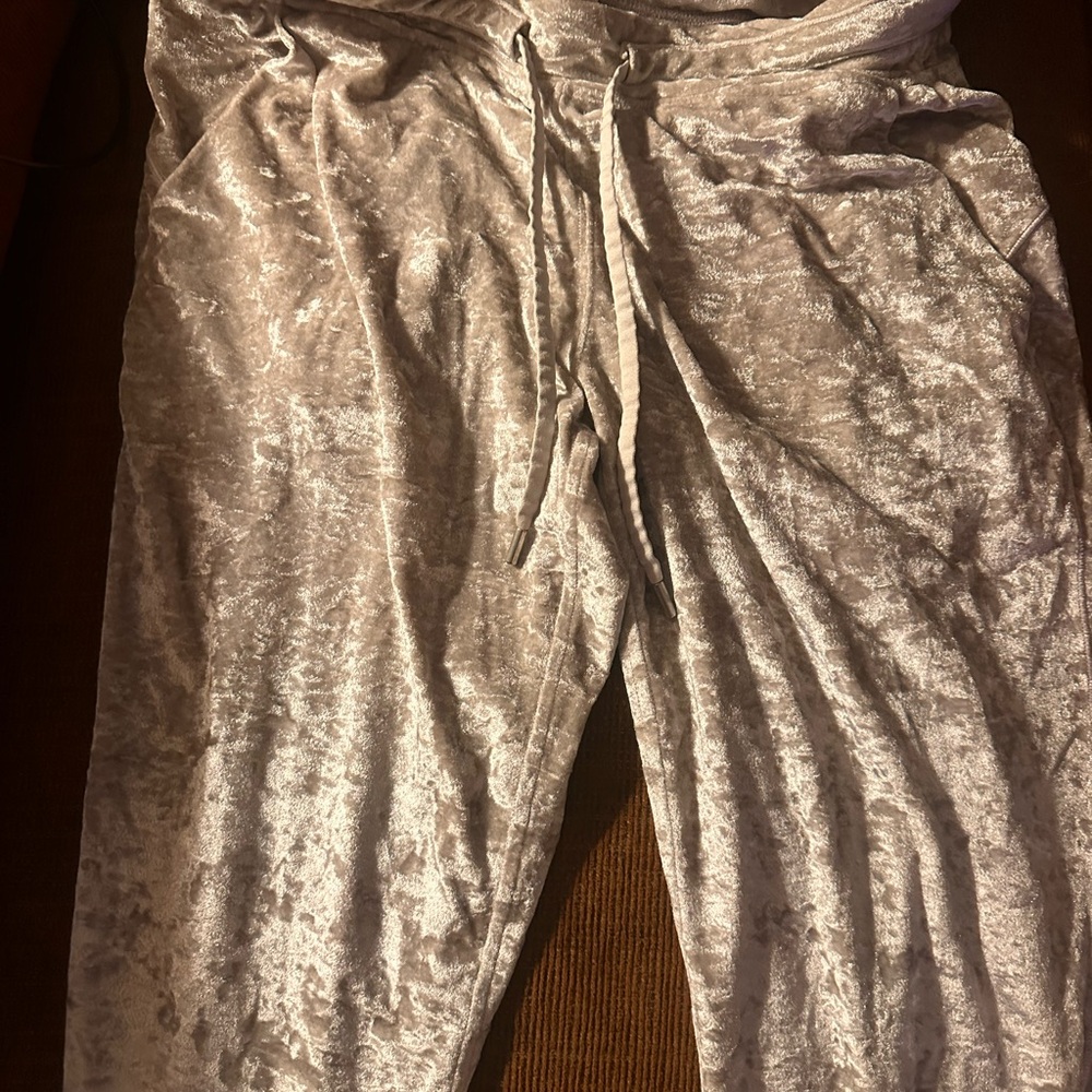 Lululemon Athletica Velvet Joggers in Gray